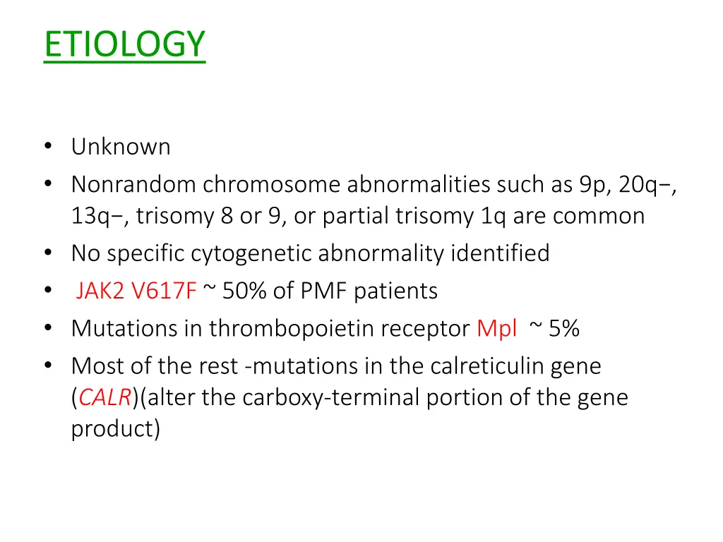 etiology