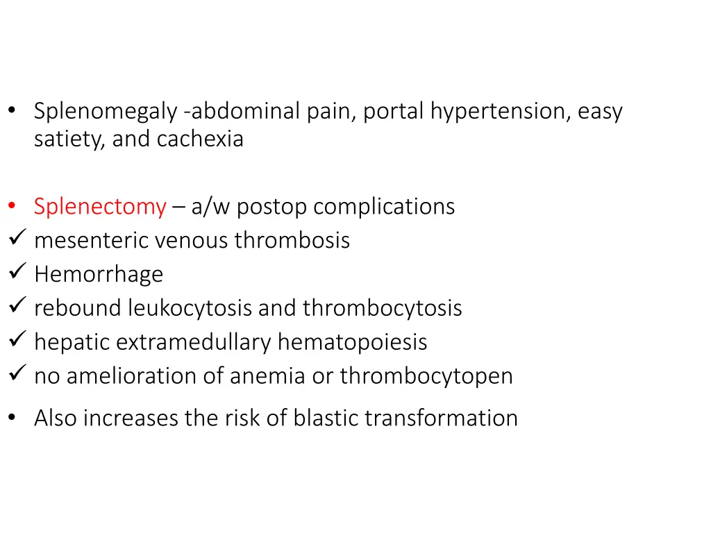 splenomegaly abdominal pain portal hypertension