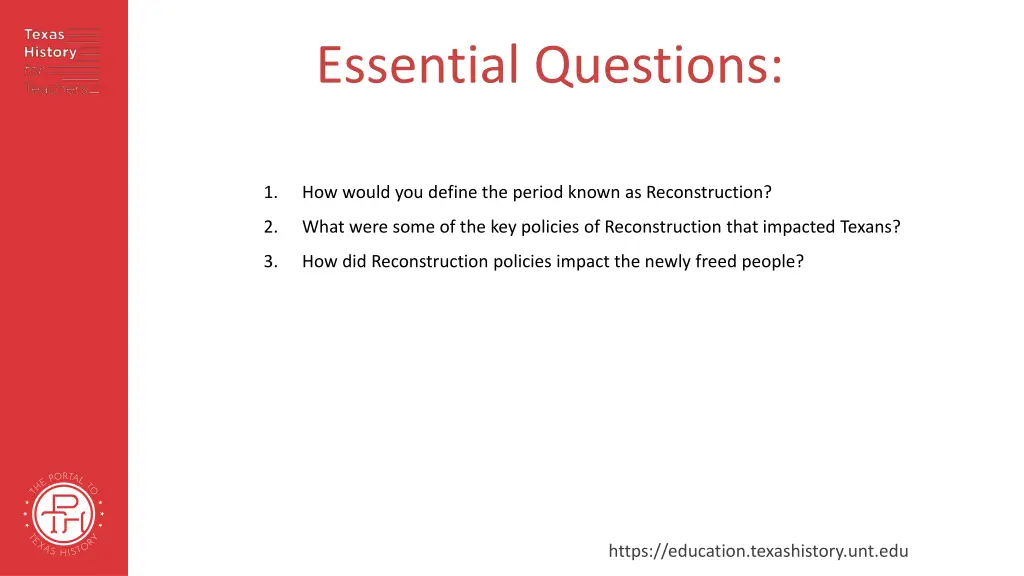 essential questions