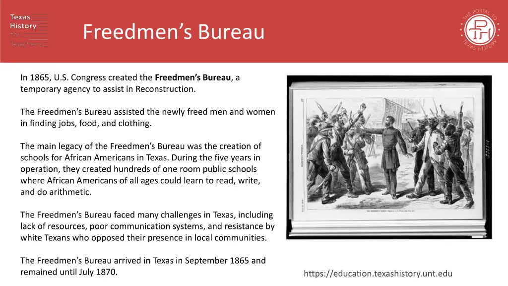 freedmen s bureau