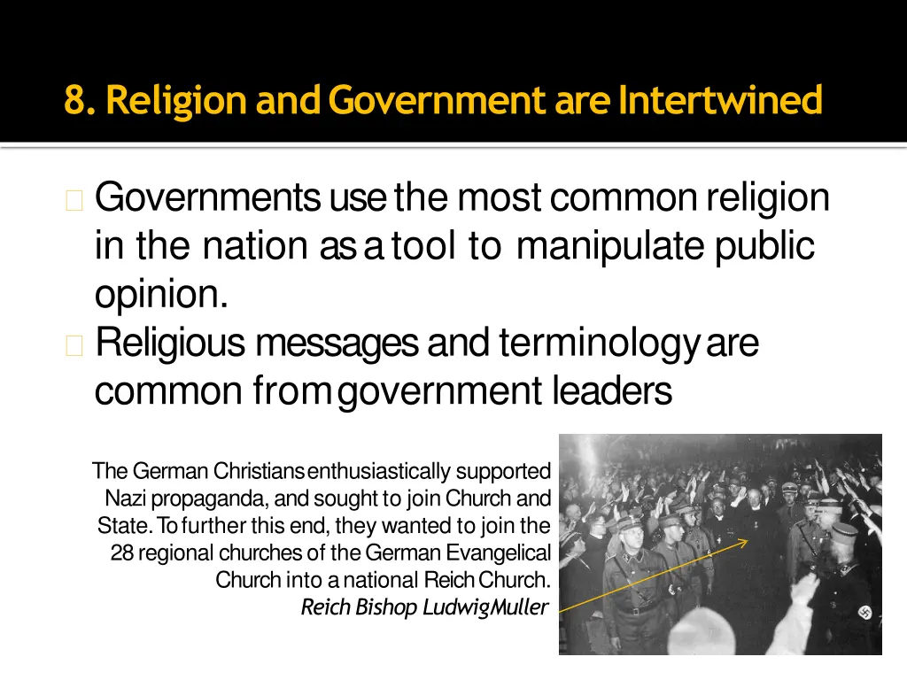 8 religionandgovernmentareintertwined