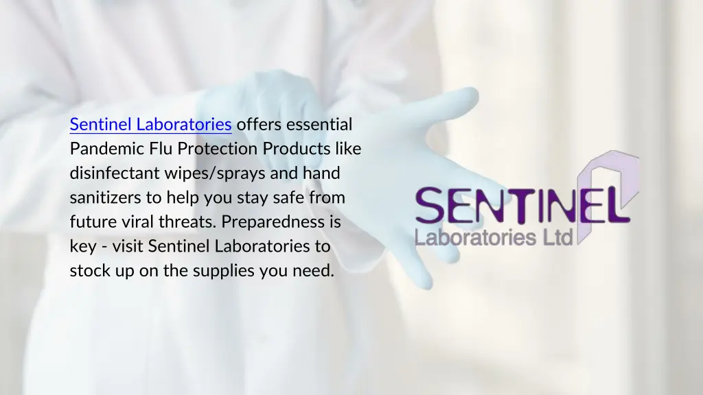 sentinel laboratories offers essential pandemic