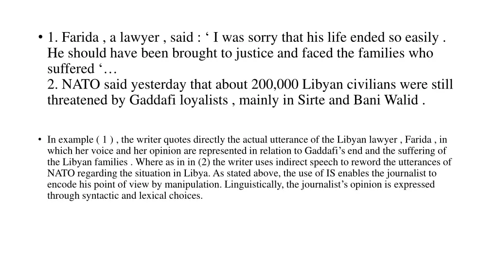 1 farida a lawyer said i was sorry that his life