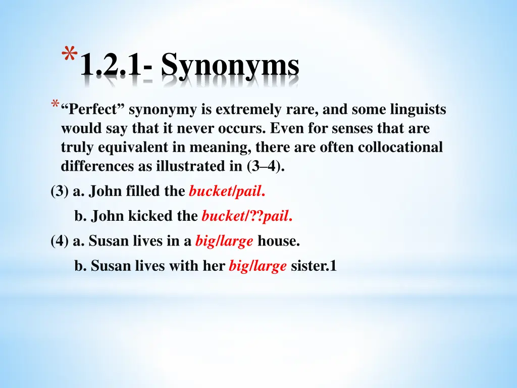 1 2 1 synonyms 1