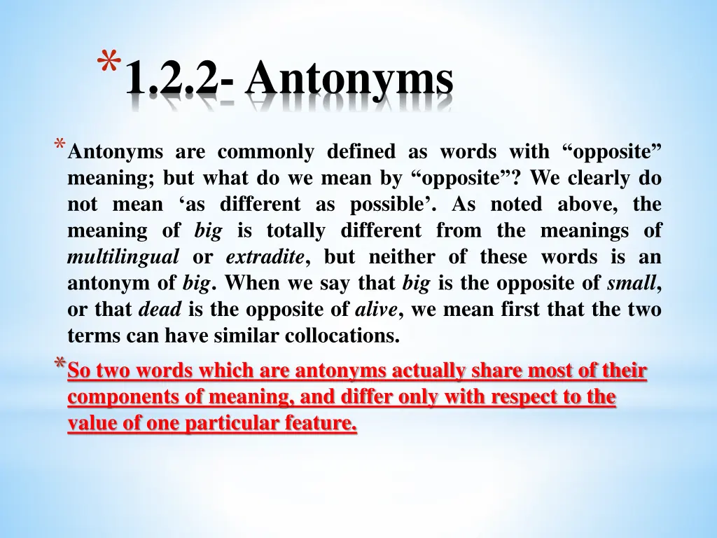 1 2 2 antonyms