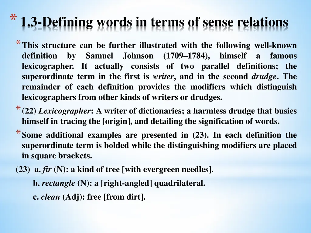 1 3 defining words in terms of sense relations 1