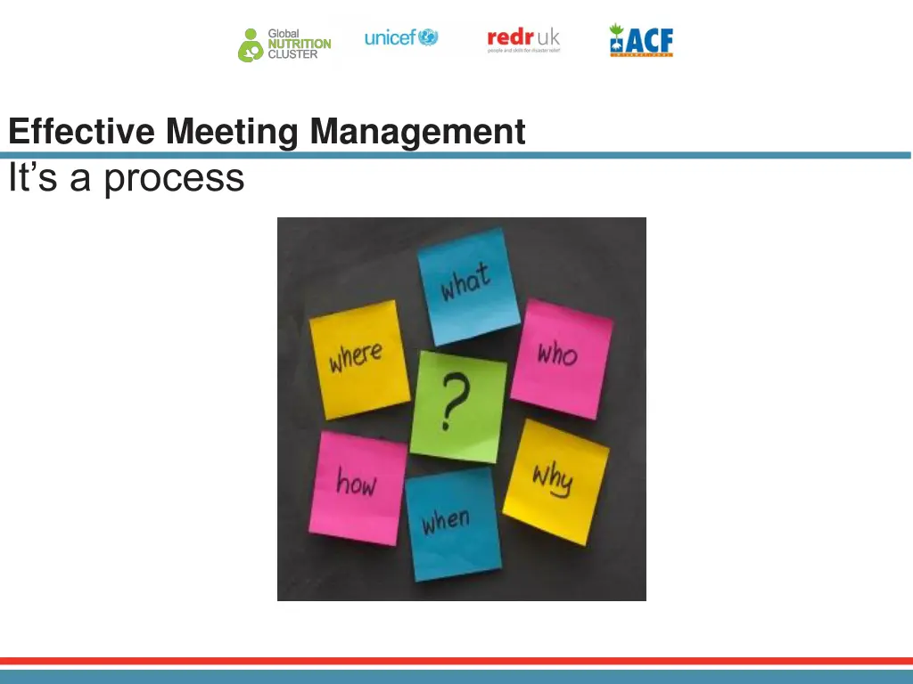 effective meeting management it s a process