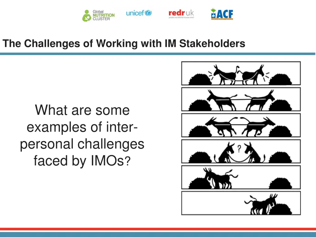 the challenges of working with im stakeholders