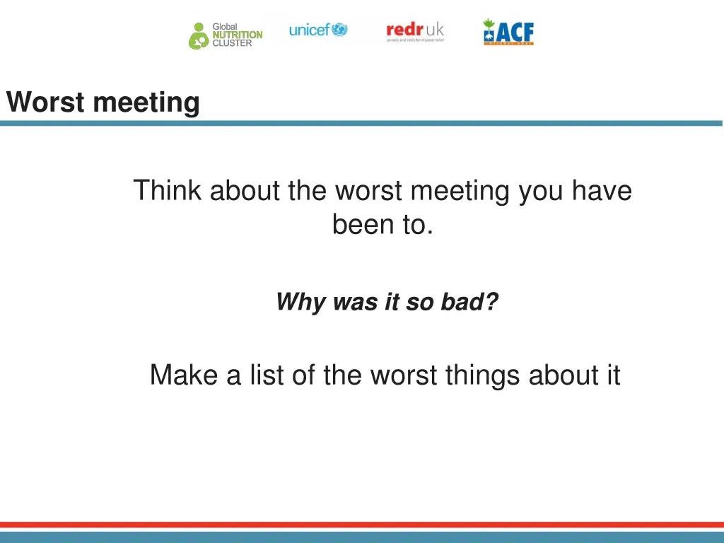 worst meeting