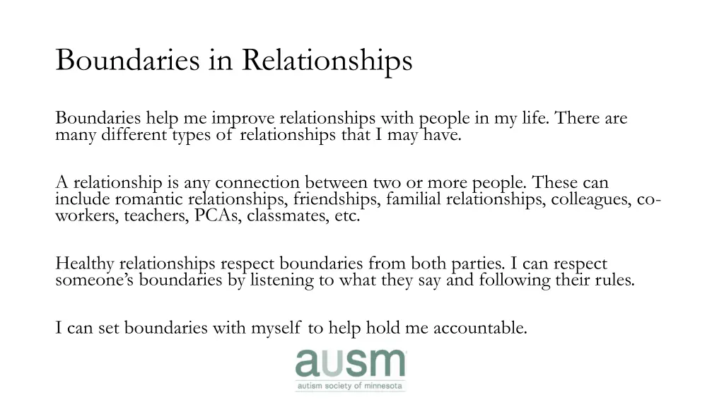 boundaries in relationships