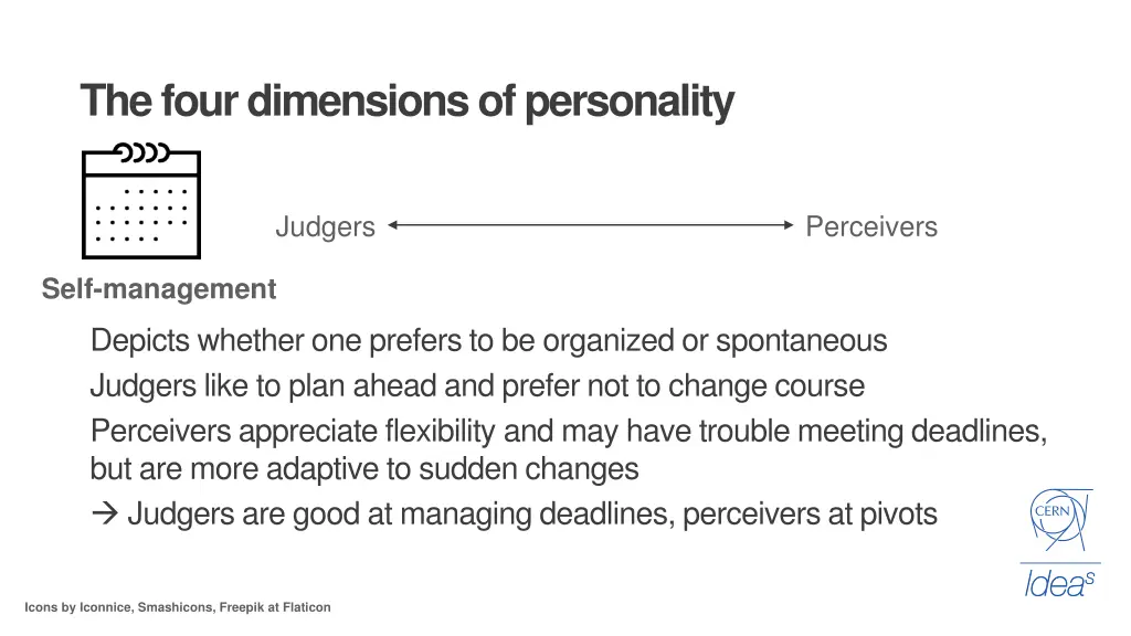 the four dimensions of personality 3