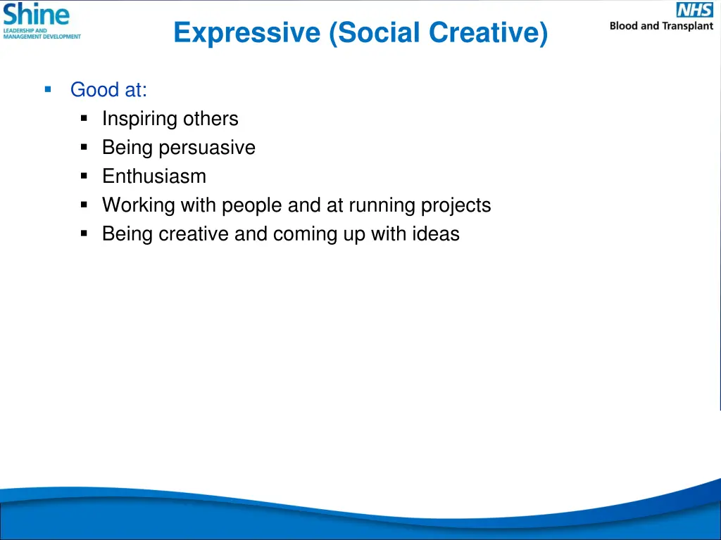 expressive social creative 1