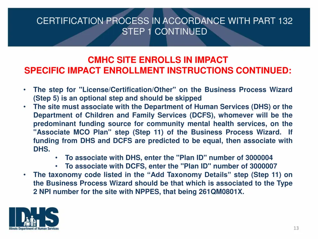 certification process in accordance with part 11