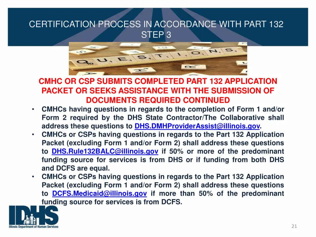 certification process in accordance with part 19