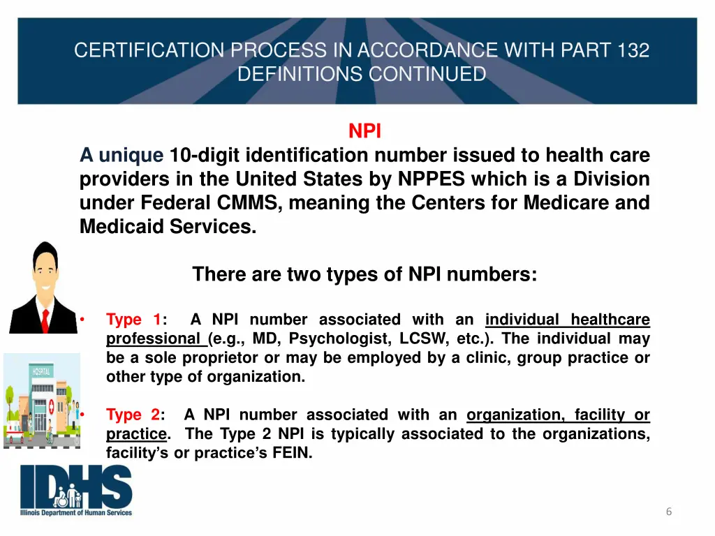 certification process in accordance with part 4