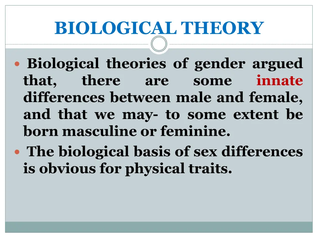 biological theory