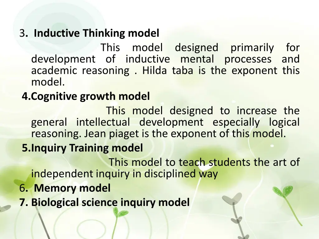 3 inductive thinking model