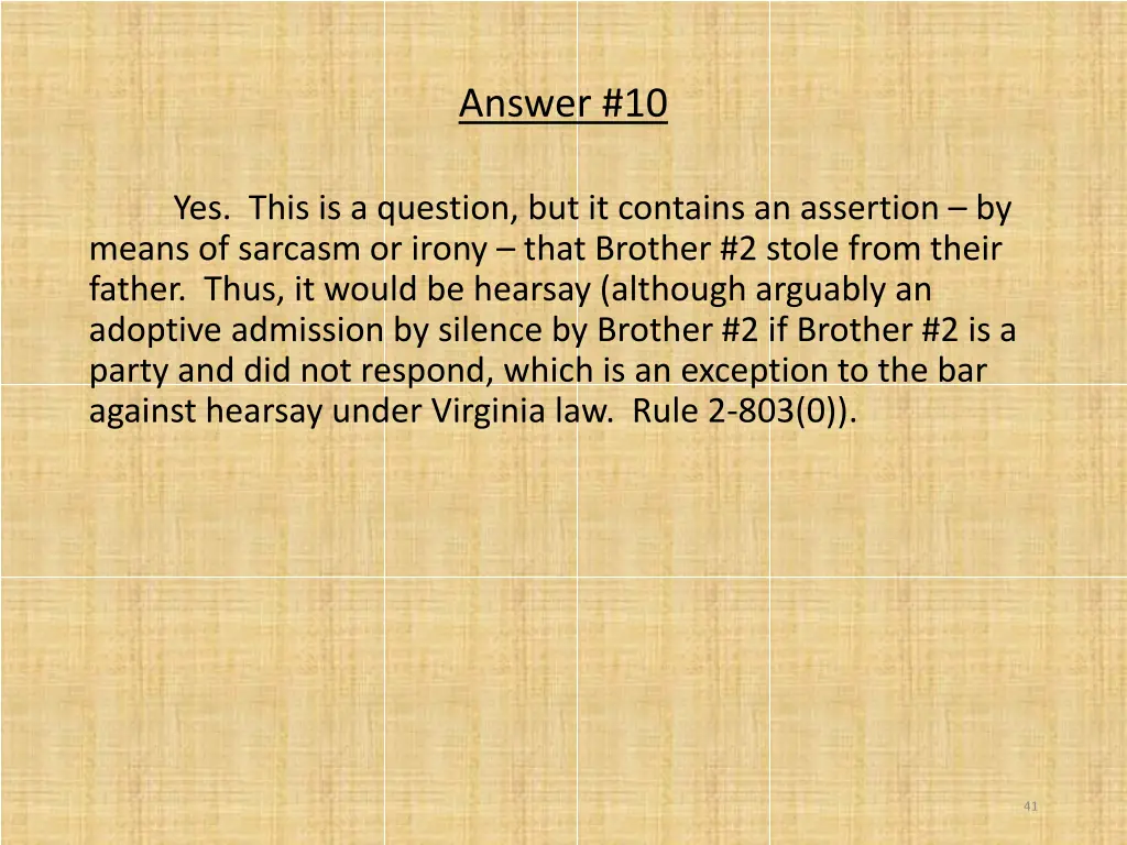 answer 10