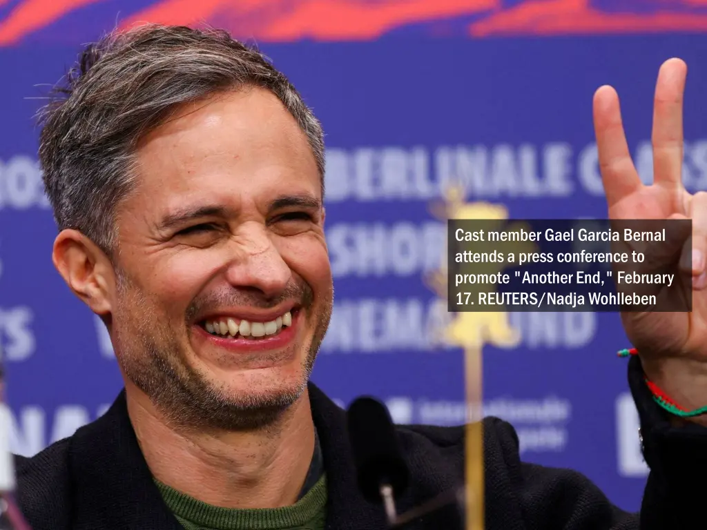 cast member gael garcia bernal attends a press