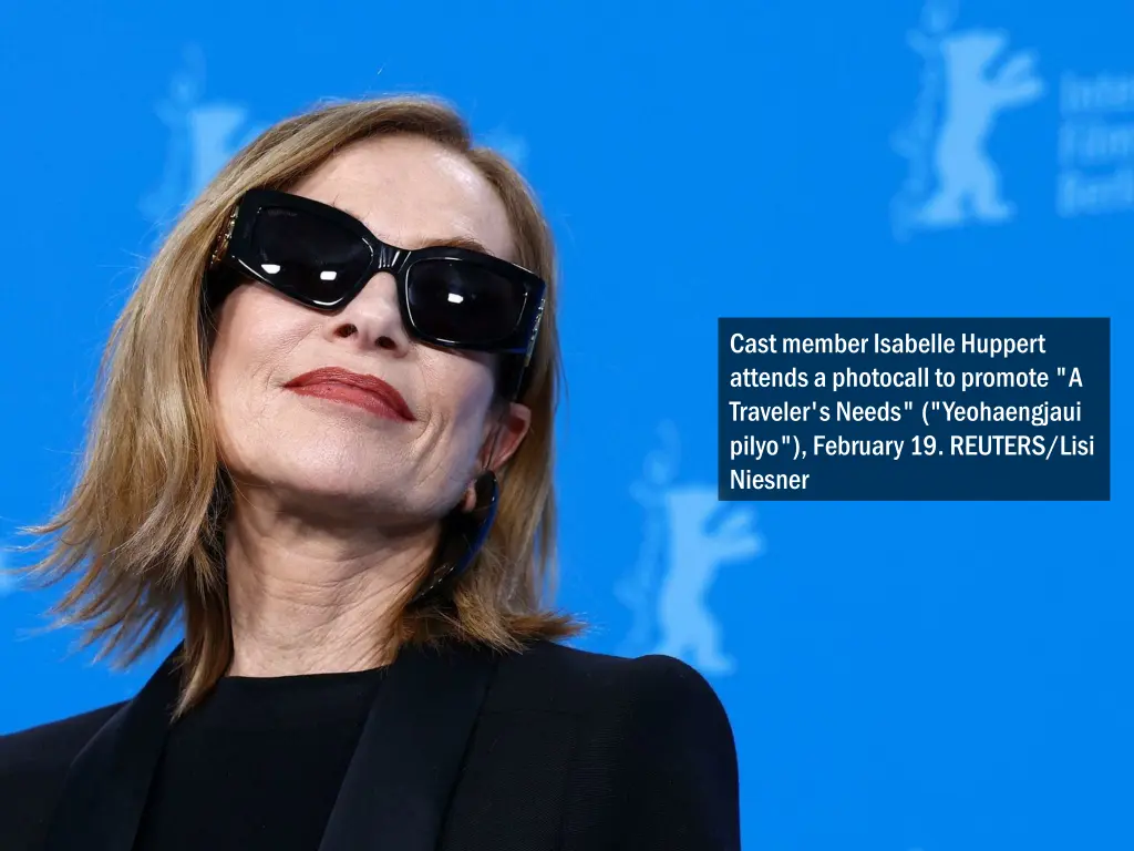 cast member isabelle huppert attends a photocall