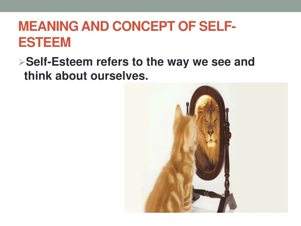 meaning and concept of self esteem self esteem