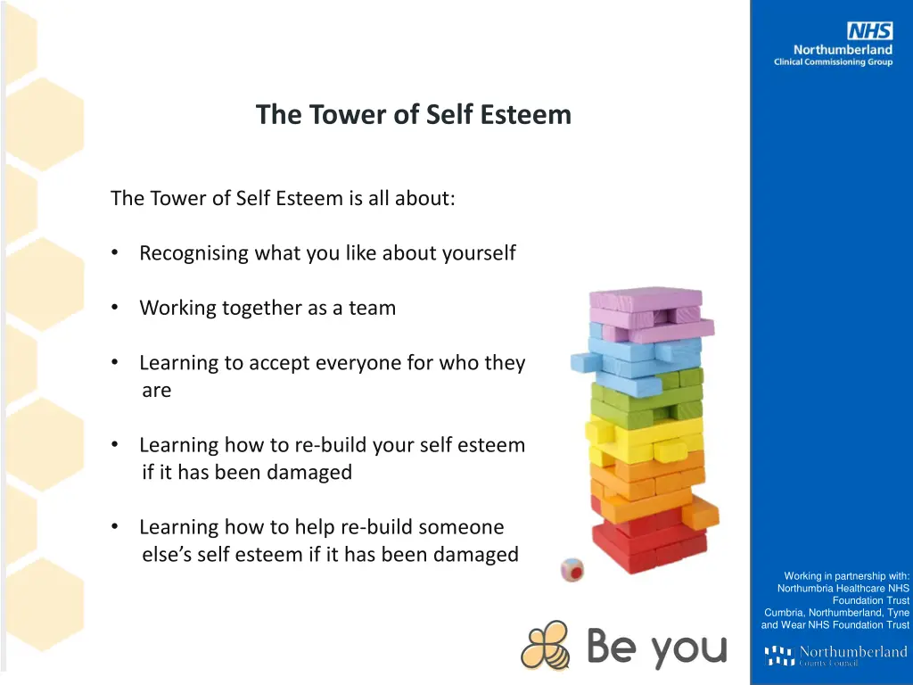 the tower of self esteem