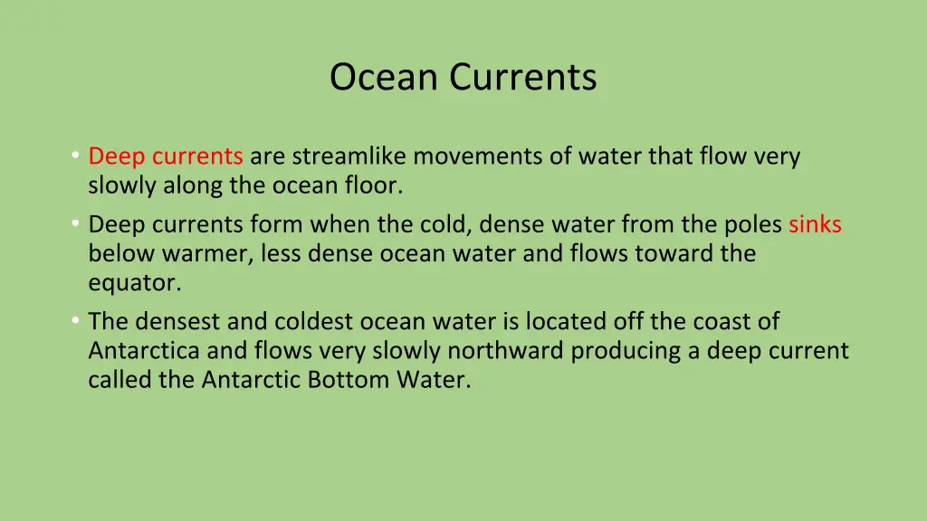 ocean currents 2