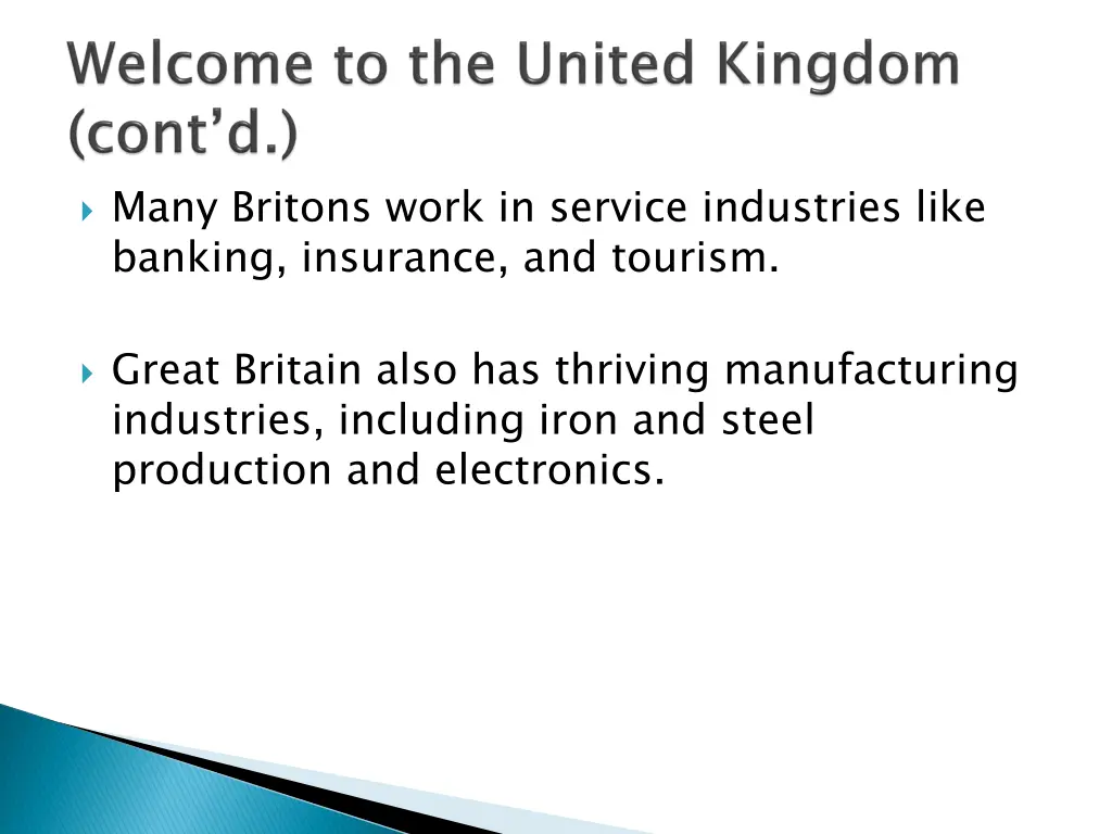 many britons work in service industries like