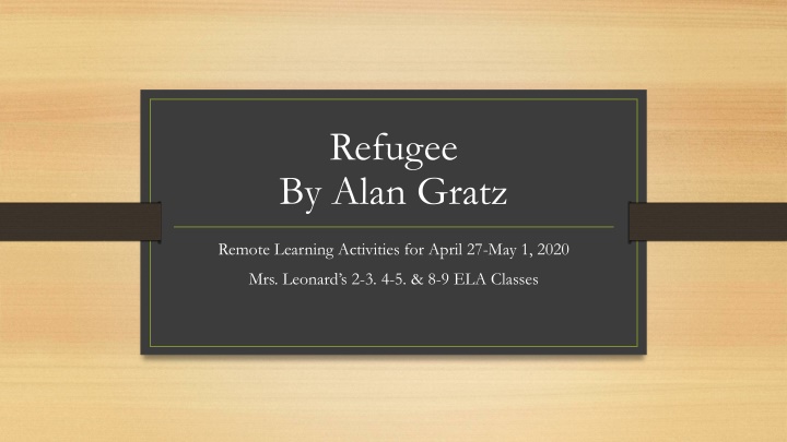 refugee by alan gratz