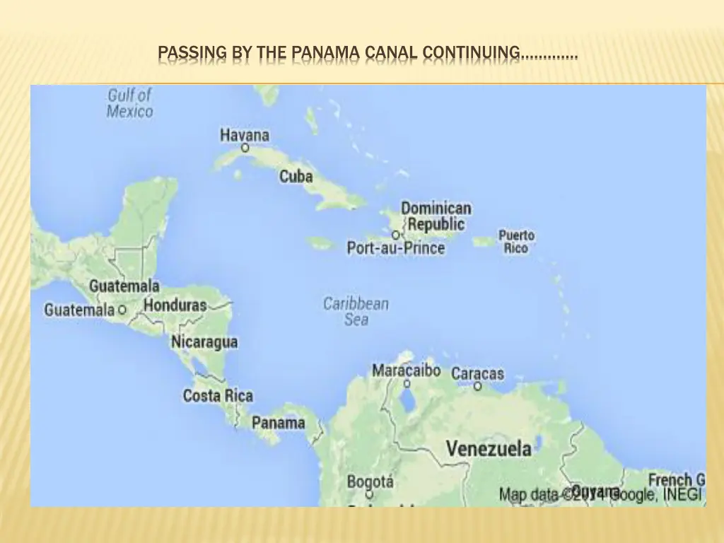 passing by the panama canal continuing 1