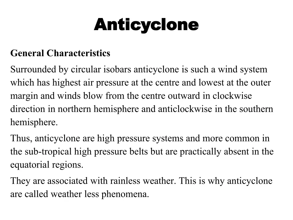 anticyclone anticyclone