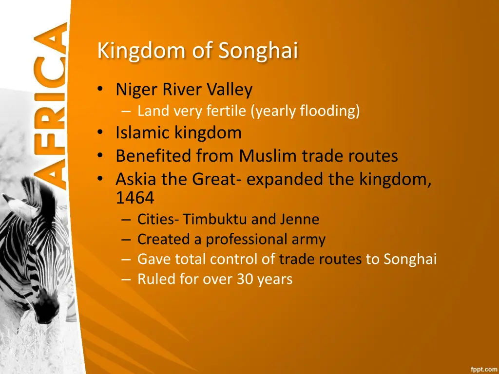 kingdom of songhai