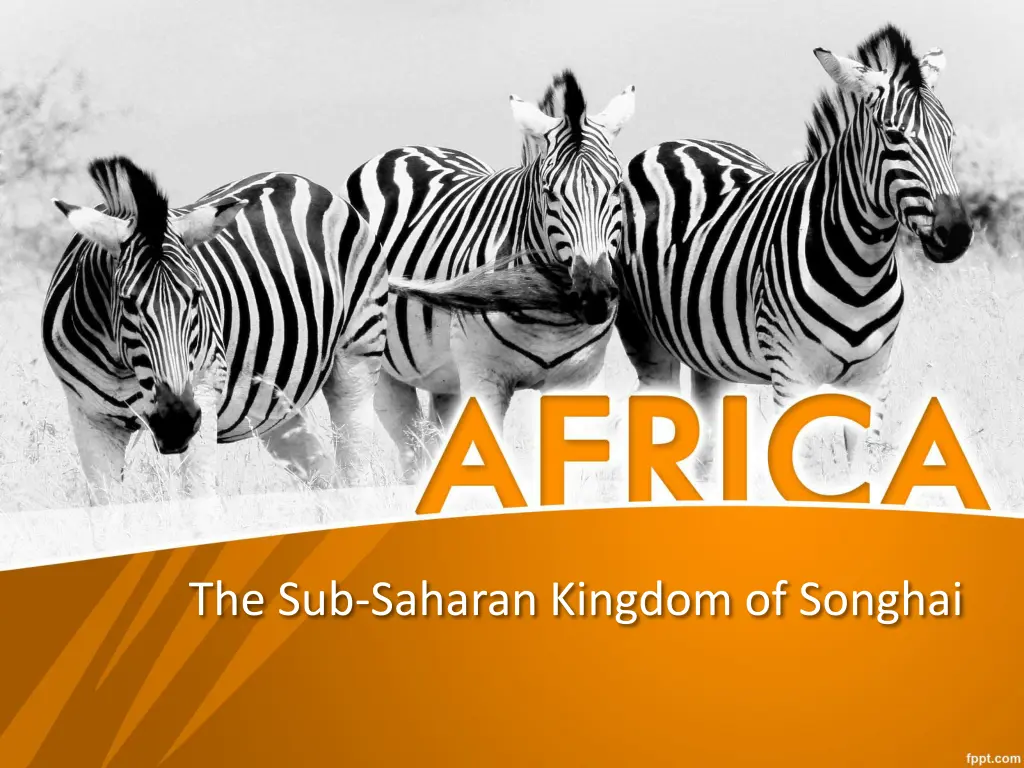 the sub saharan kingdom of songhai