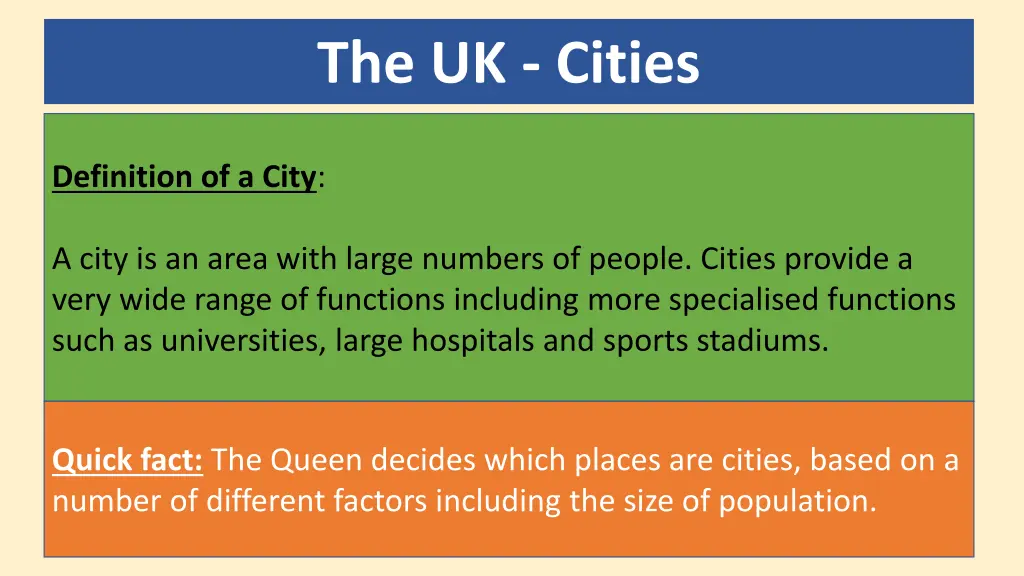 the uk cities 1