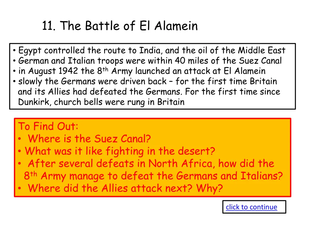 11 the battle of el alamein