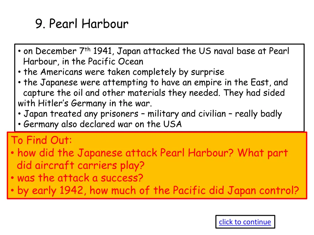 9 pearl harbour