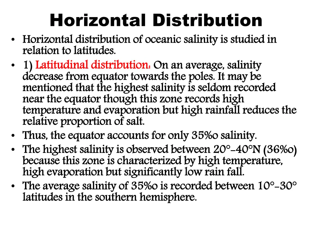 horizontal distribution horizontal distribution