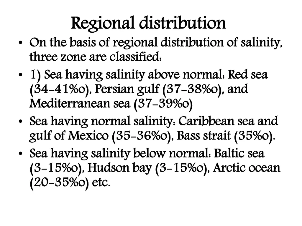 regional distribution on the basis of regional