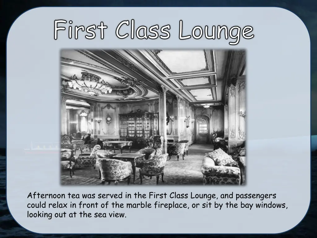 first class lounge