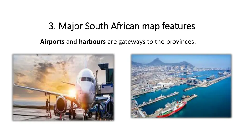 3 3 major south african map features major south