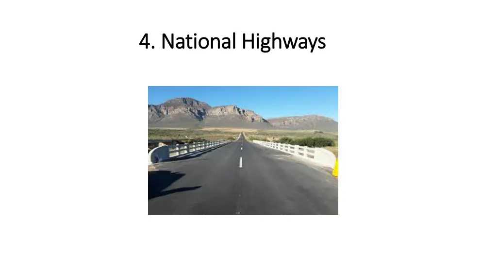 4 national highways 4 national highways