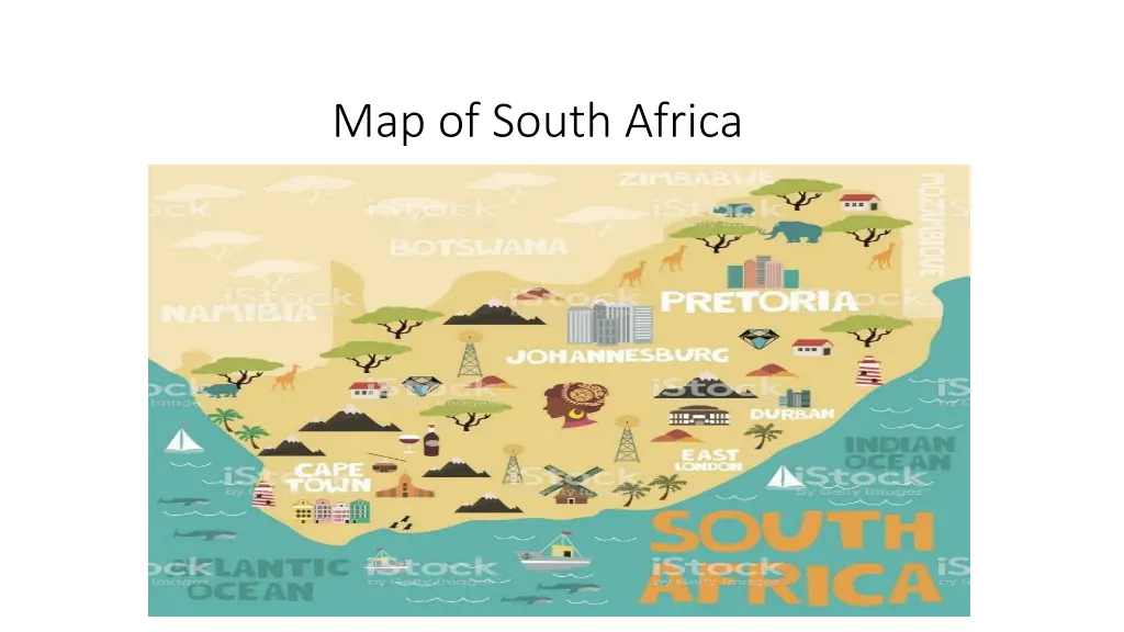 map of south africa