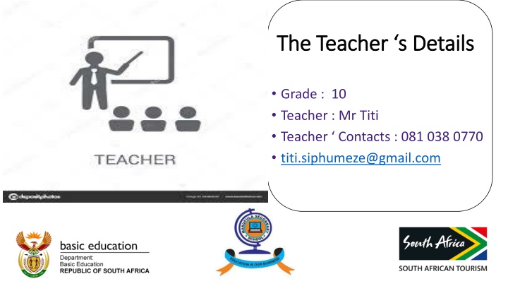 the teacher s details the teacher s details