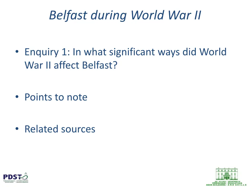 belfast during world war ii 1