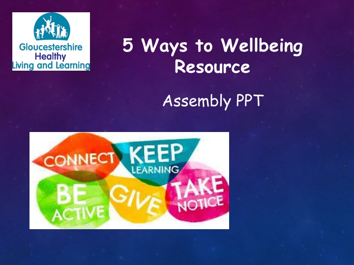 5 ways to wellbeing resource