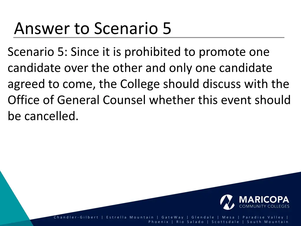 answer to scenario 5