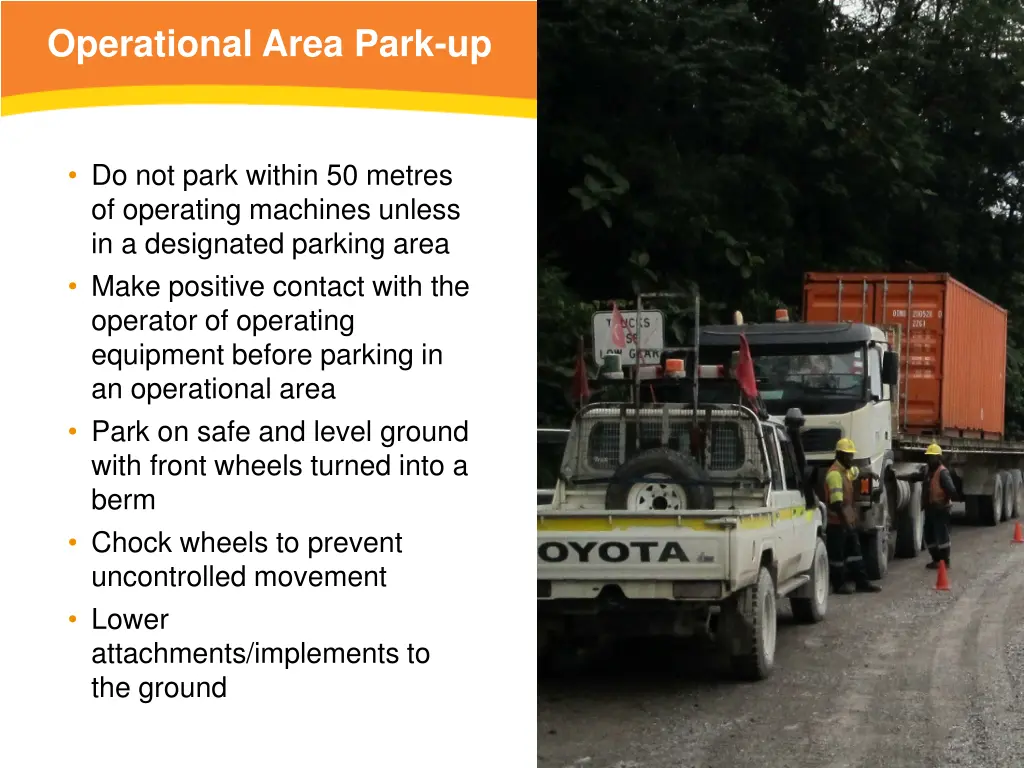 operational area park up