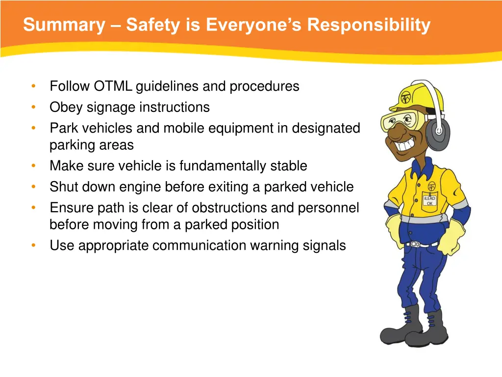 summary safety is everyone s responsibility