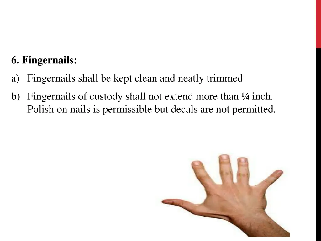 6 fingernails