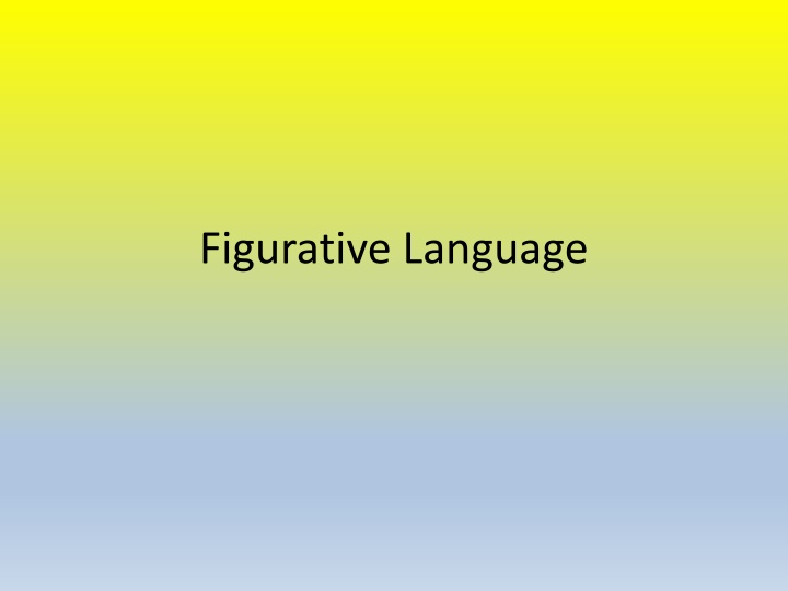 figurative language